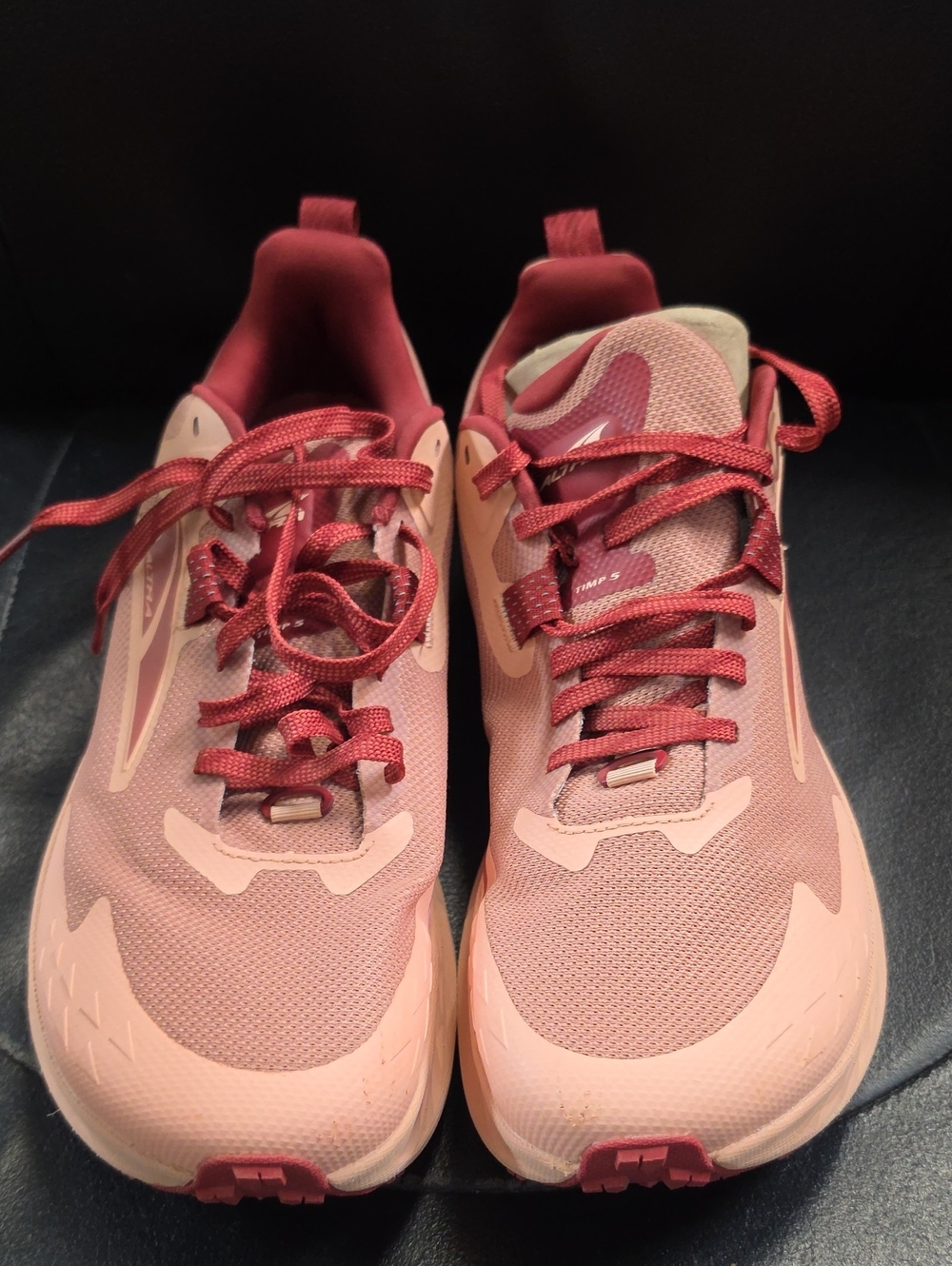 Altra Women's Pink and Maroon Trail Running Shoes